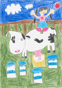 小郷　梨心（倉敷市立庄小学校1年）