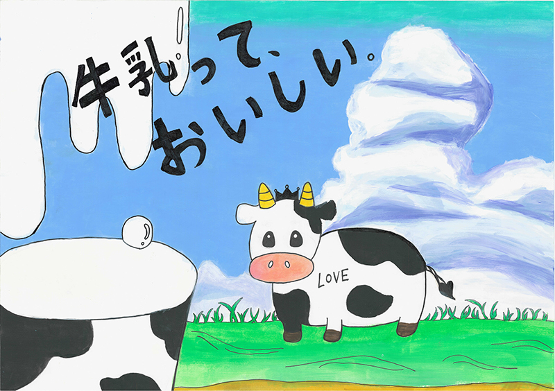 チャペル　コンクール入選作品 2025年度絵画コンクール入選作品（中学生部門）